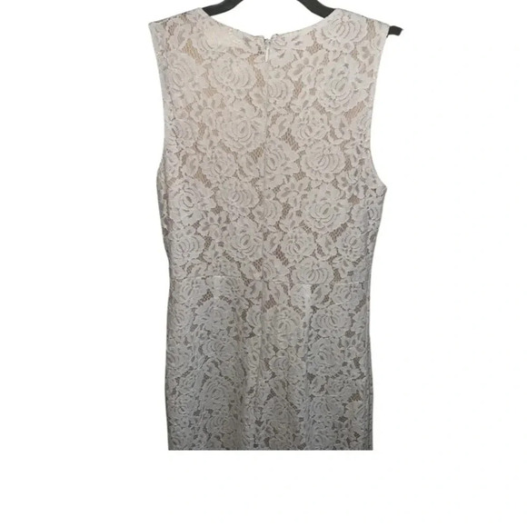 Lulu's White Ivory Lace Midi Dress Size Medium - Picture 5 of 8